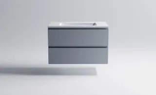 Тумба с раковиной Astra-Form Альфа 3060007ncss3005-r80b+04010008 90 см голубой матовый